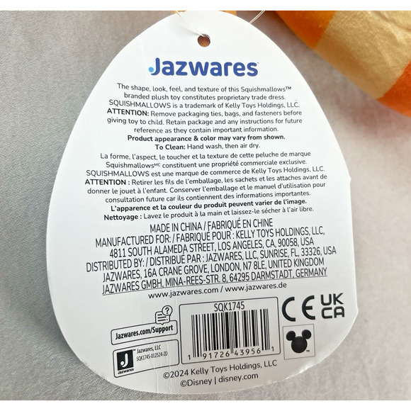 Goofy Orange Monochromatic Disney Squishmallows Eating Creamsicle 6.5 in RARE - Picture 10 of 12